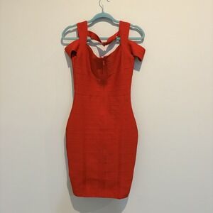 A Sexy Red Strappy  Bandage Mini Dress Size Medium Valentines Day Dress